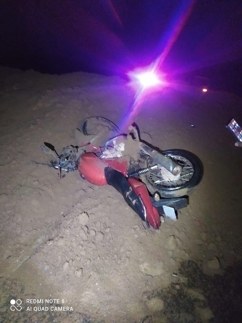 Motociclista morre ao bater em monte de areia na MT-130 sentido Santiago do Norte