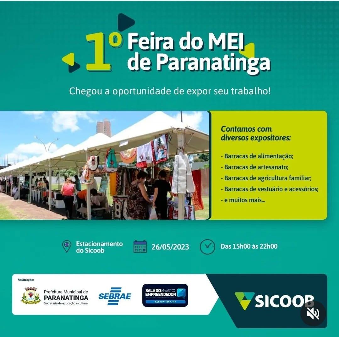 Inscrições abertas para 1ª Feira do MEI no estacionamento do Sicoob