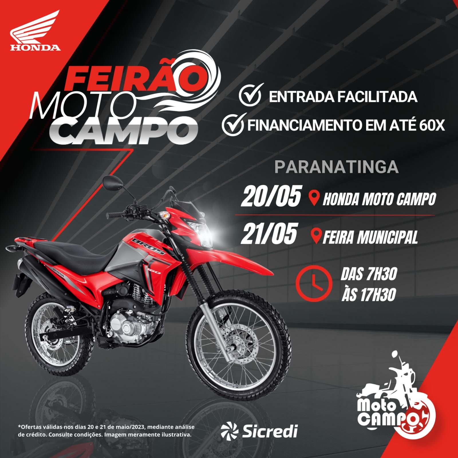 🏍️ Feirão Moto Campo: Sua Oportunidade de Acelerar sua Moto Novinha!