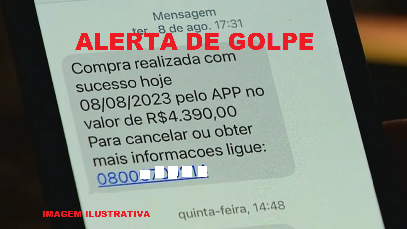 Mulher cai em golpe do 