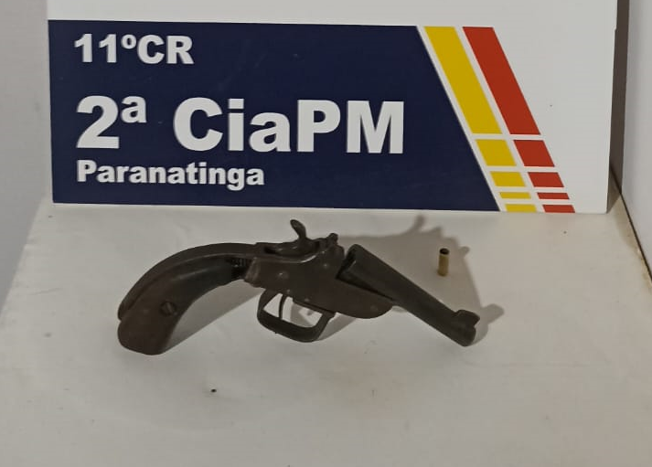 Briga de casal termina com dois detidos por uso de drogas e porte ilegal de arma em Paranatinga